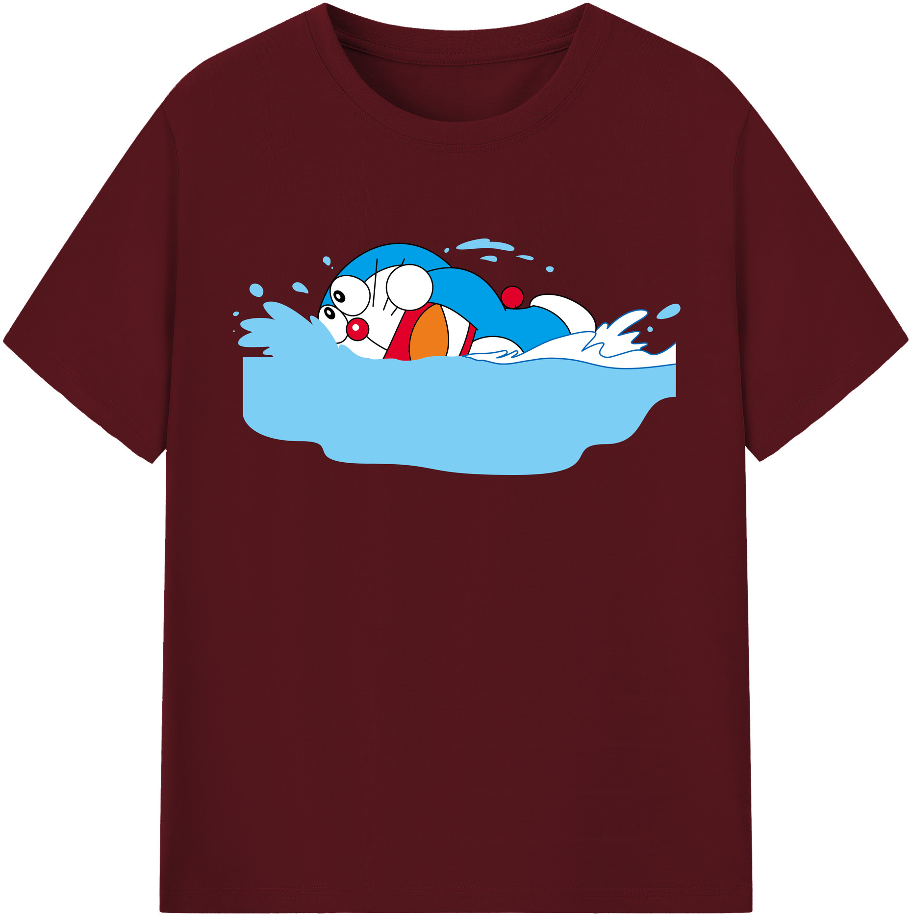 （画像用） ドラえもん Doraemon 綿100％半袖Tシャツ（フロントプリント）